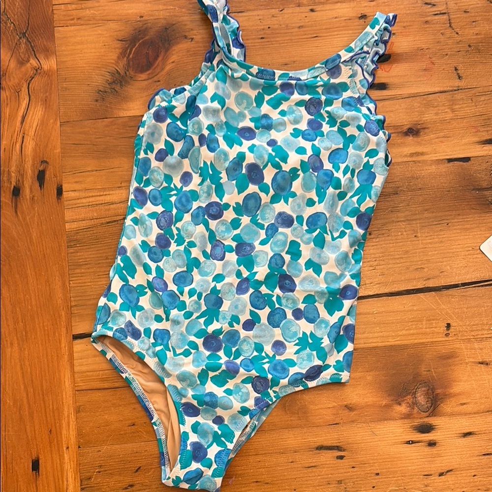 Kids Swimwear with Blue and Green Pattern by Crewcuts!